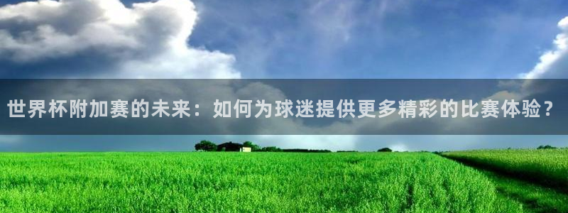世界杯2026赛程：世界杯附加赛的未来：如何为球迷提供更多精彩的比赛体验？